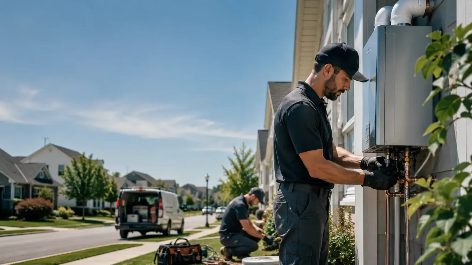 Tankless Water Heater Installation in Markleville, IN